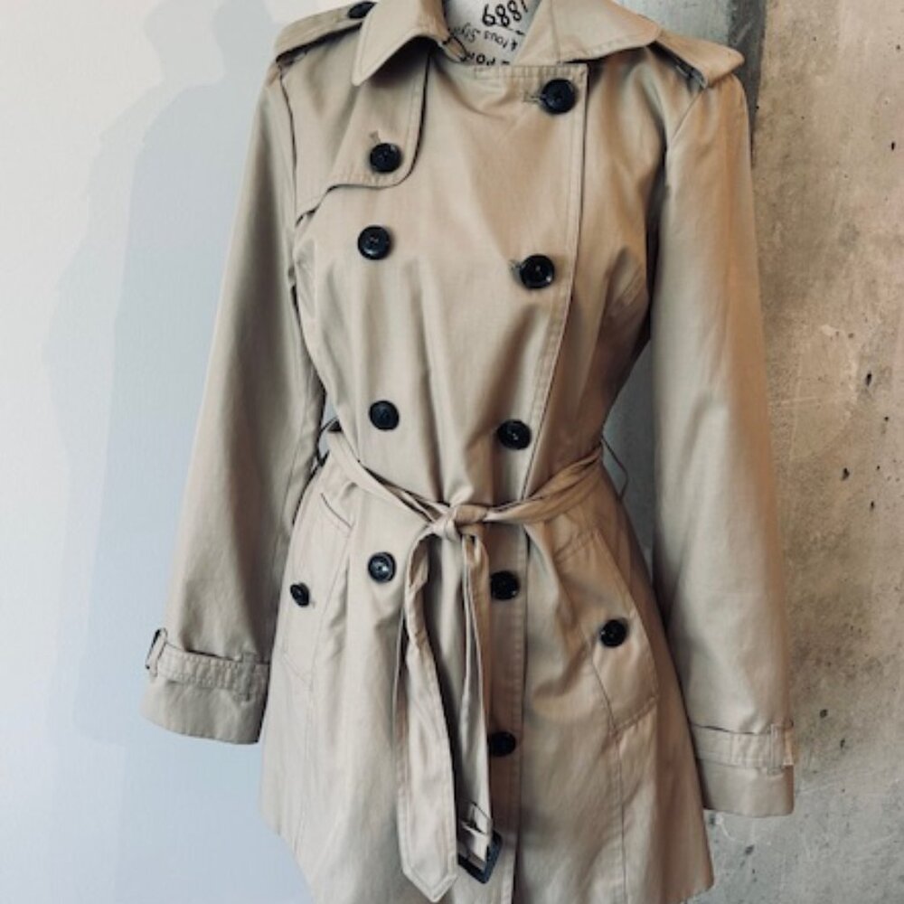 Michael Kors Beige Pea Coat - Picture 2 of 13